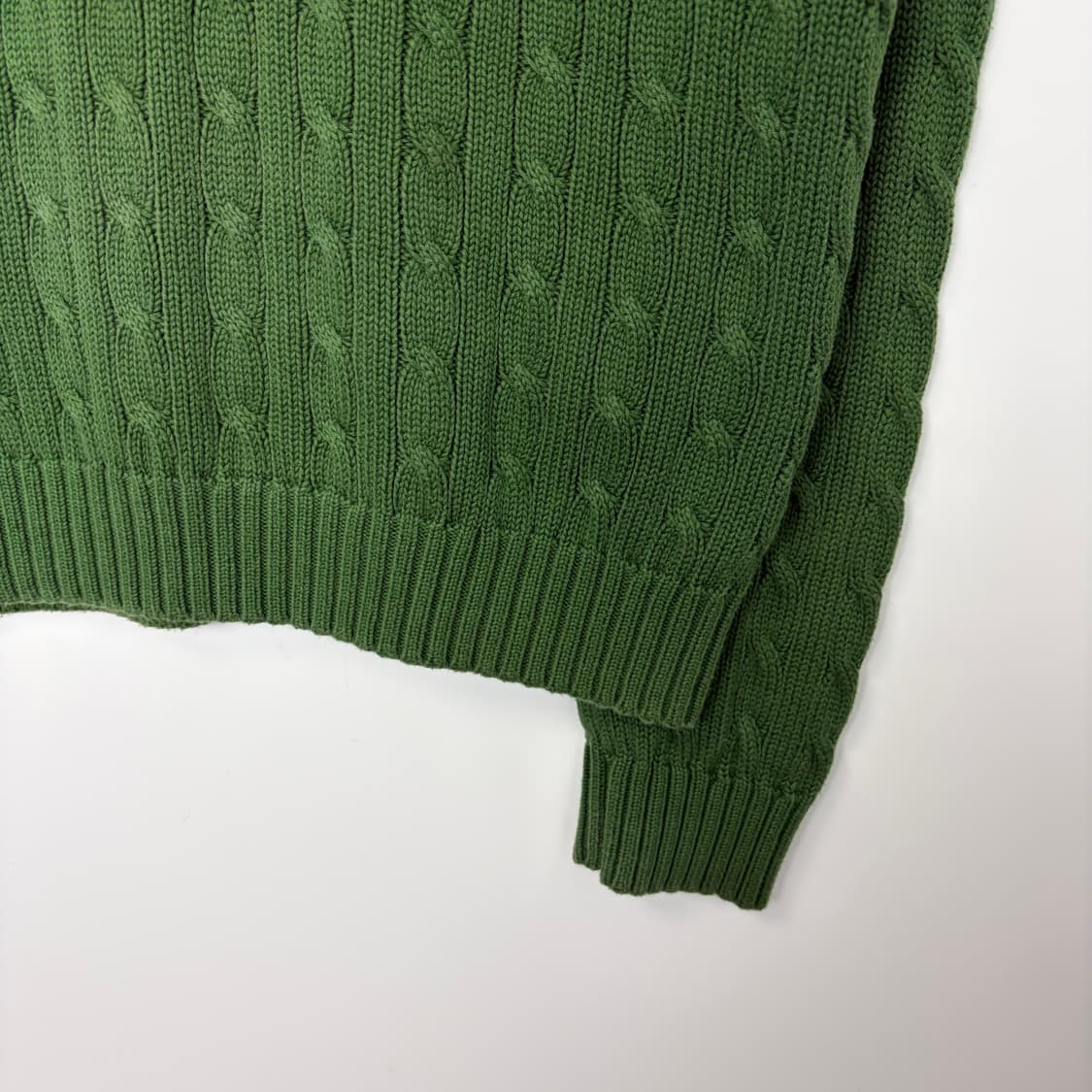 폴로 랄프로렌 브이넥 꽈배기 니트 티셔츠 상품이미지4