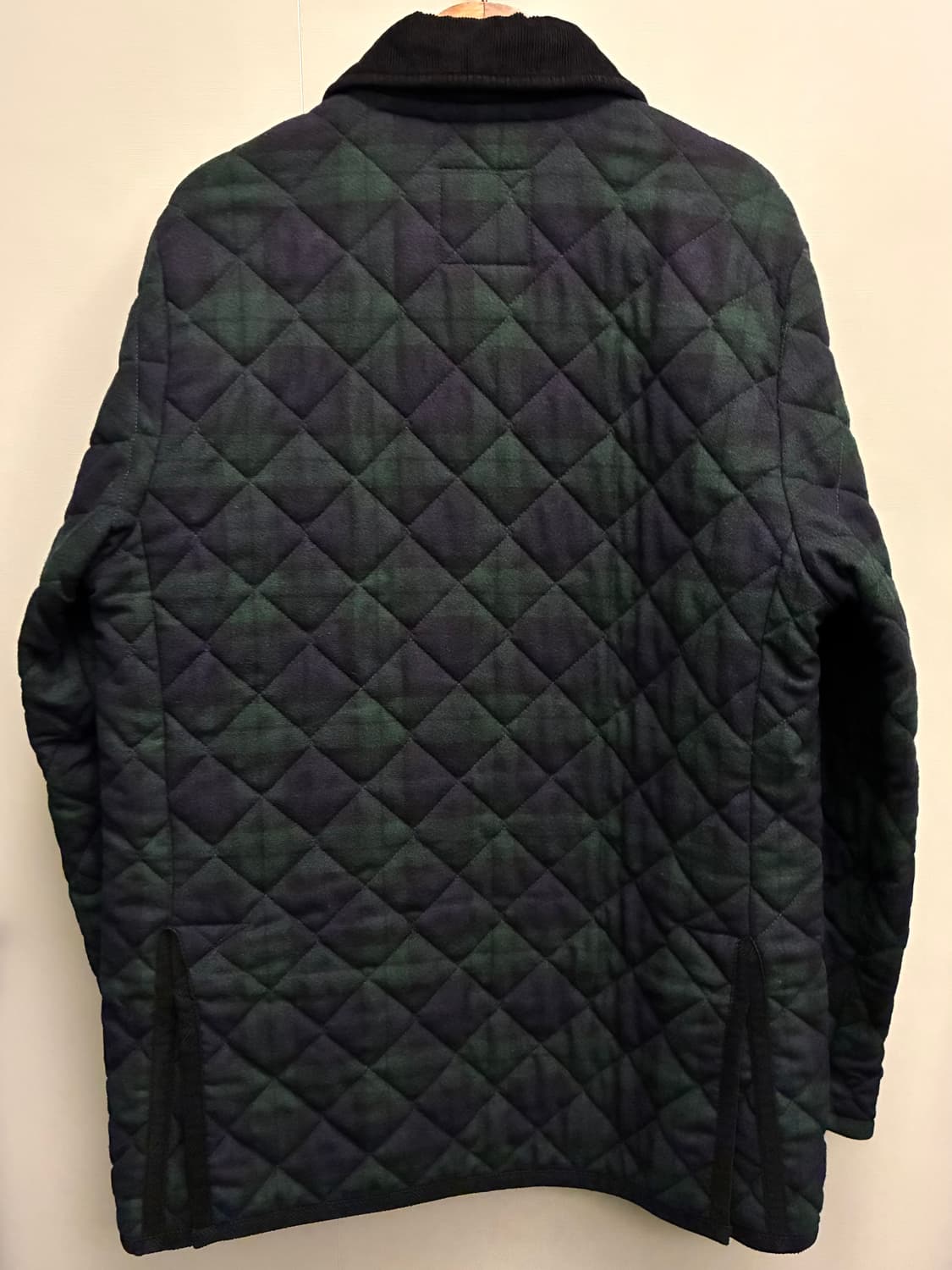 (XL)LAVENHAM 라벤햄 블랙워치 타탄체크 퀼팅자켓 퀄팅 상품이미지6