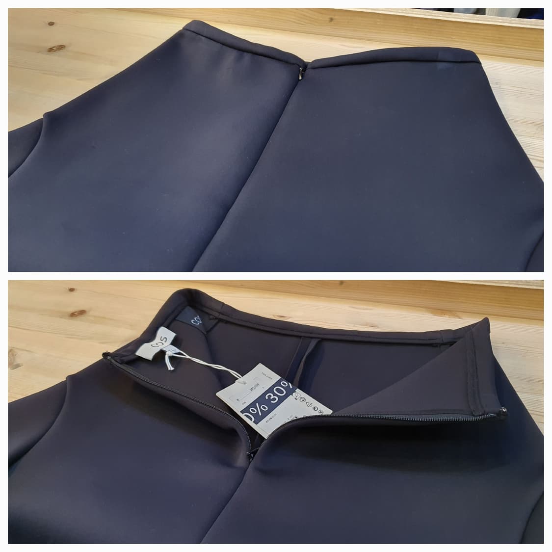 (새상품)COS 네오플렌 스커트 허리26인치 상품이미지5