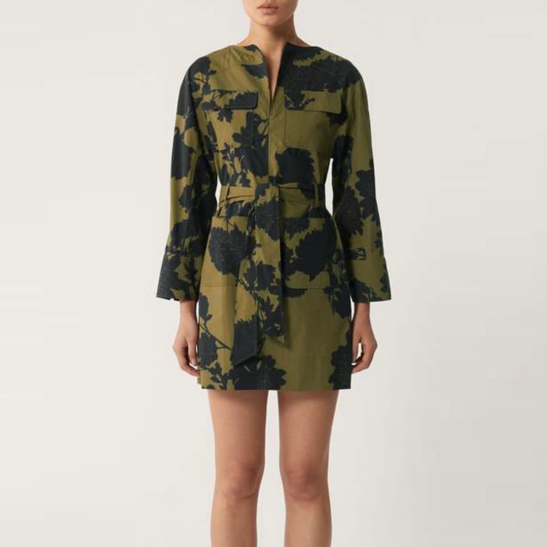 쉐르(Soeur) 말차 플로럴 원피스 55-66 상품이미지2