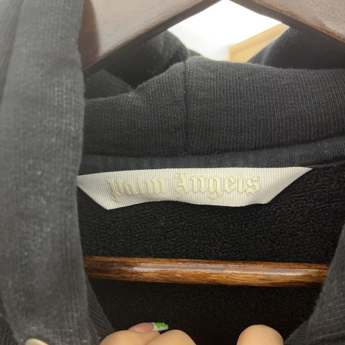 팜엔젤스 희귀 유니크 키치 부클 베어 로고 후드티 S C09111 상품이미지5