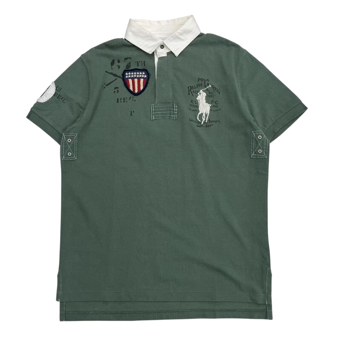 폴로 랄프로렌 빅포니 딥카키 카라 반팔 M ( 새상품 ) 상품이미지2