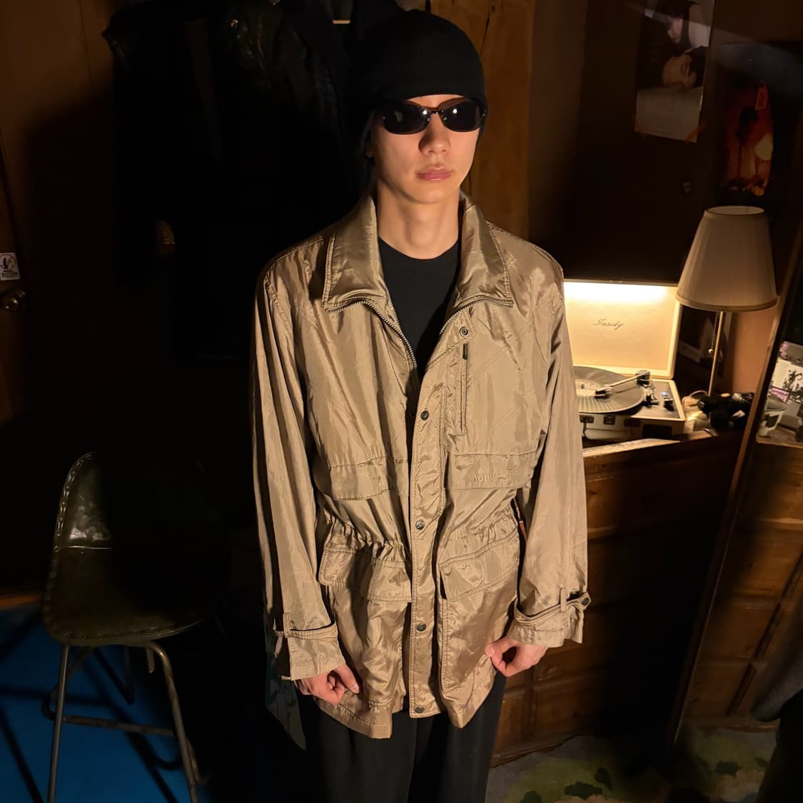 90S KOLON ACTIV 2WAY ZIPUP SAFARI JACKET 상품이미지3