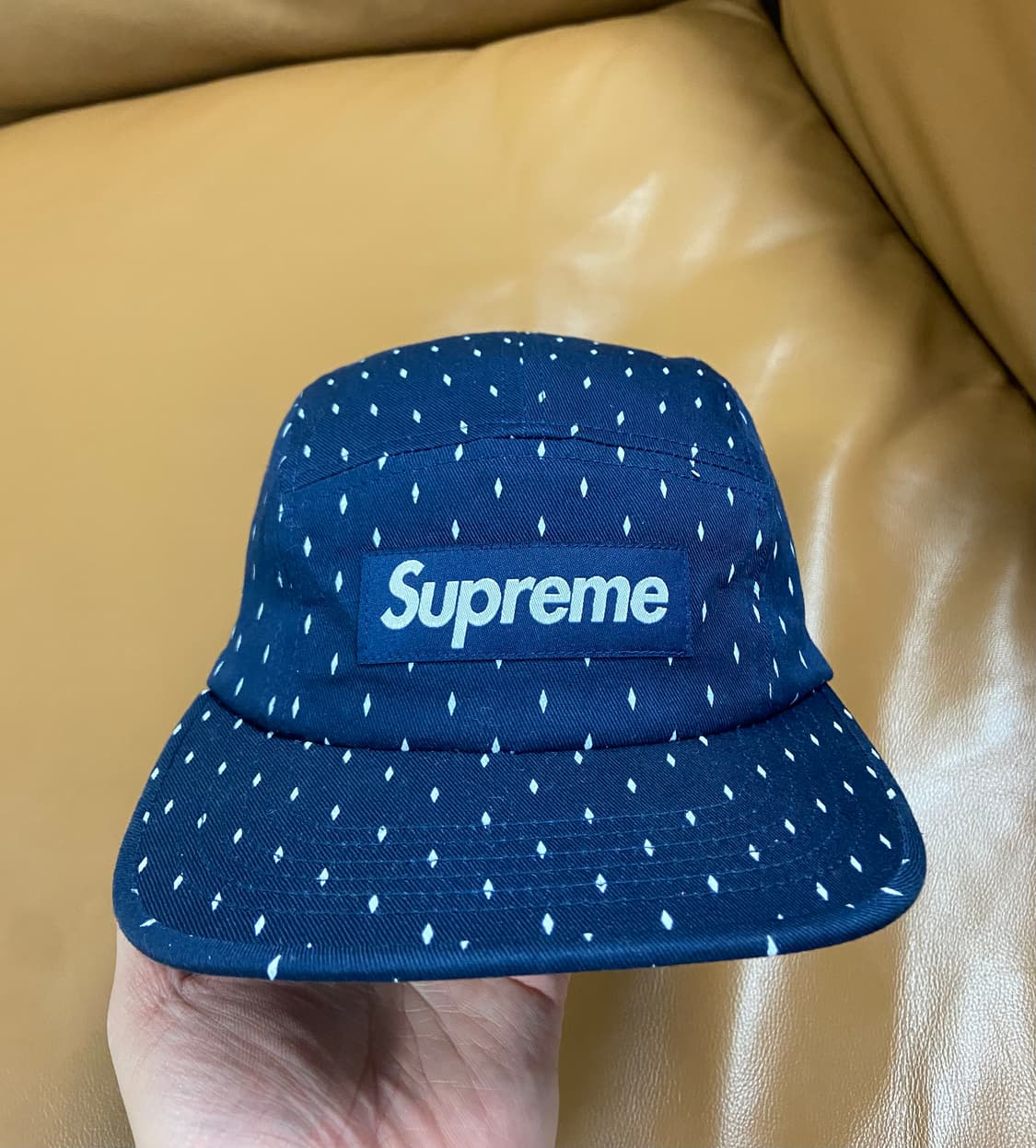 Supreme 슈프림 네이비 캠프캡 모자 상품이미지2
