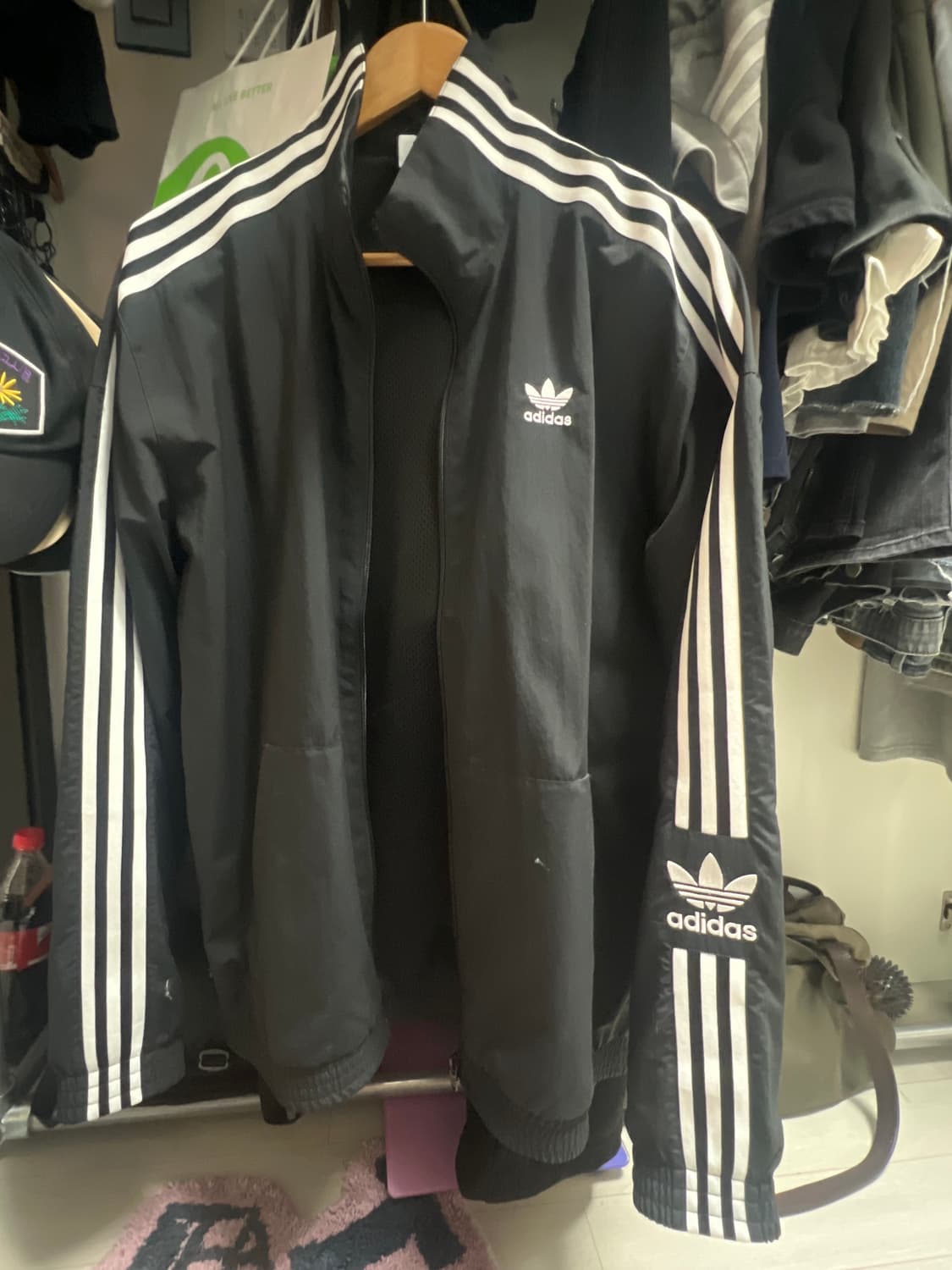 L) 아디다스 락업 트랙탑 블랙 상품이미지5