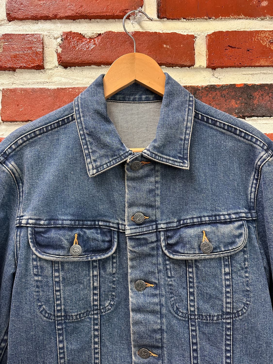 (XS)아페쎄 워시드 데님 자켓 상품이미지2