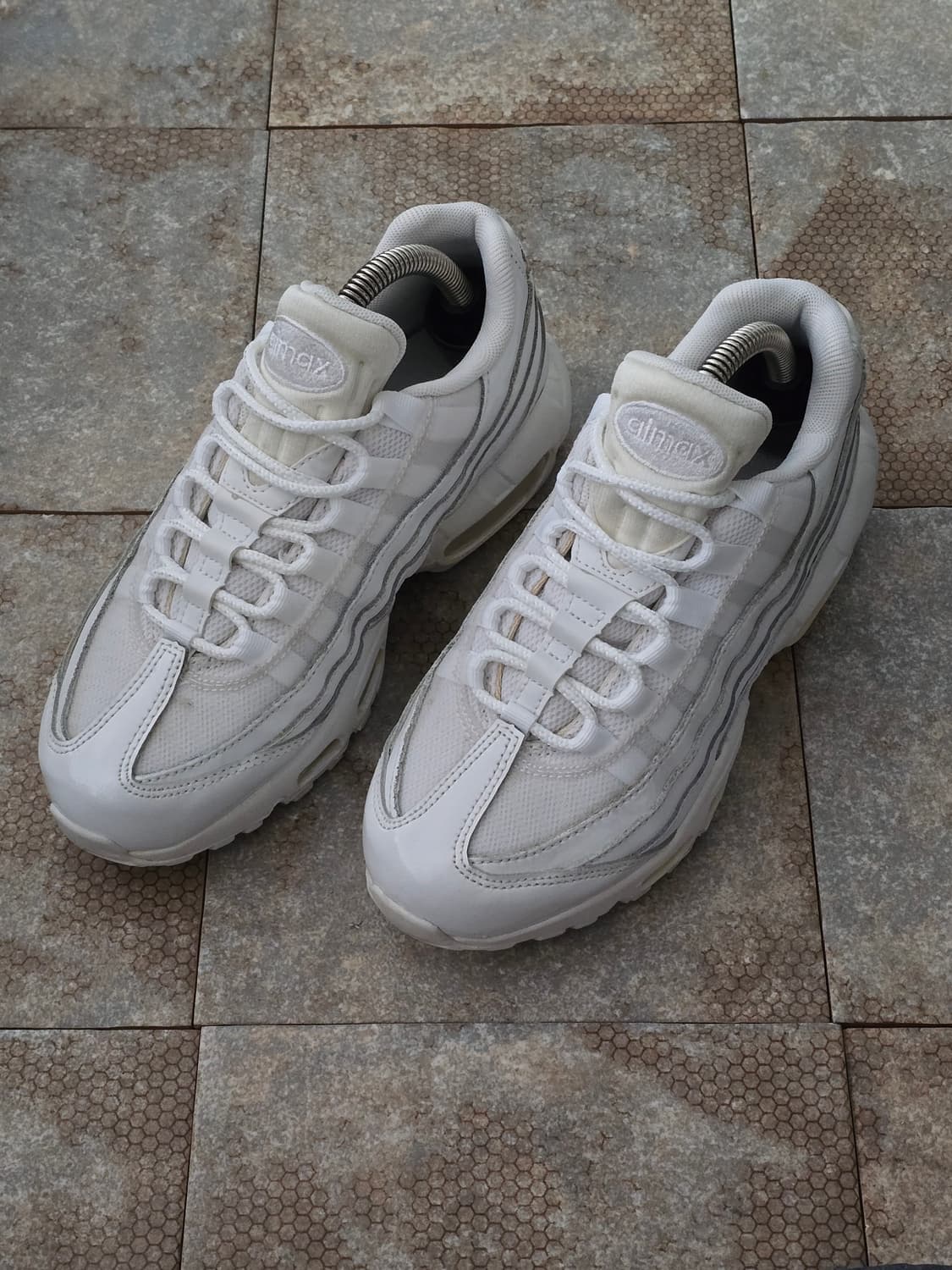 (225)나이키 에어맥스 95 트리플 화이트 상품이미지1