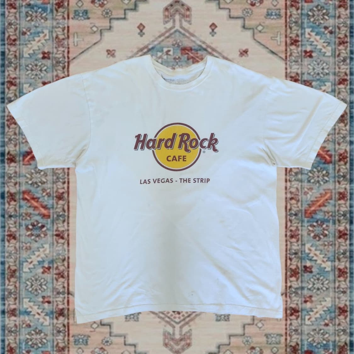 Hard Rock Cafe 정품 화이트 프린팅 티셔츠 XL 상품이미지1