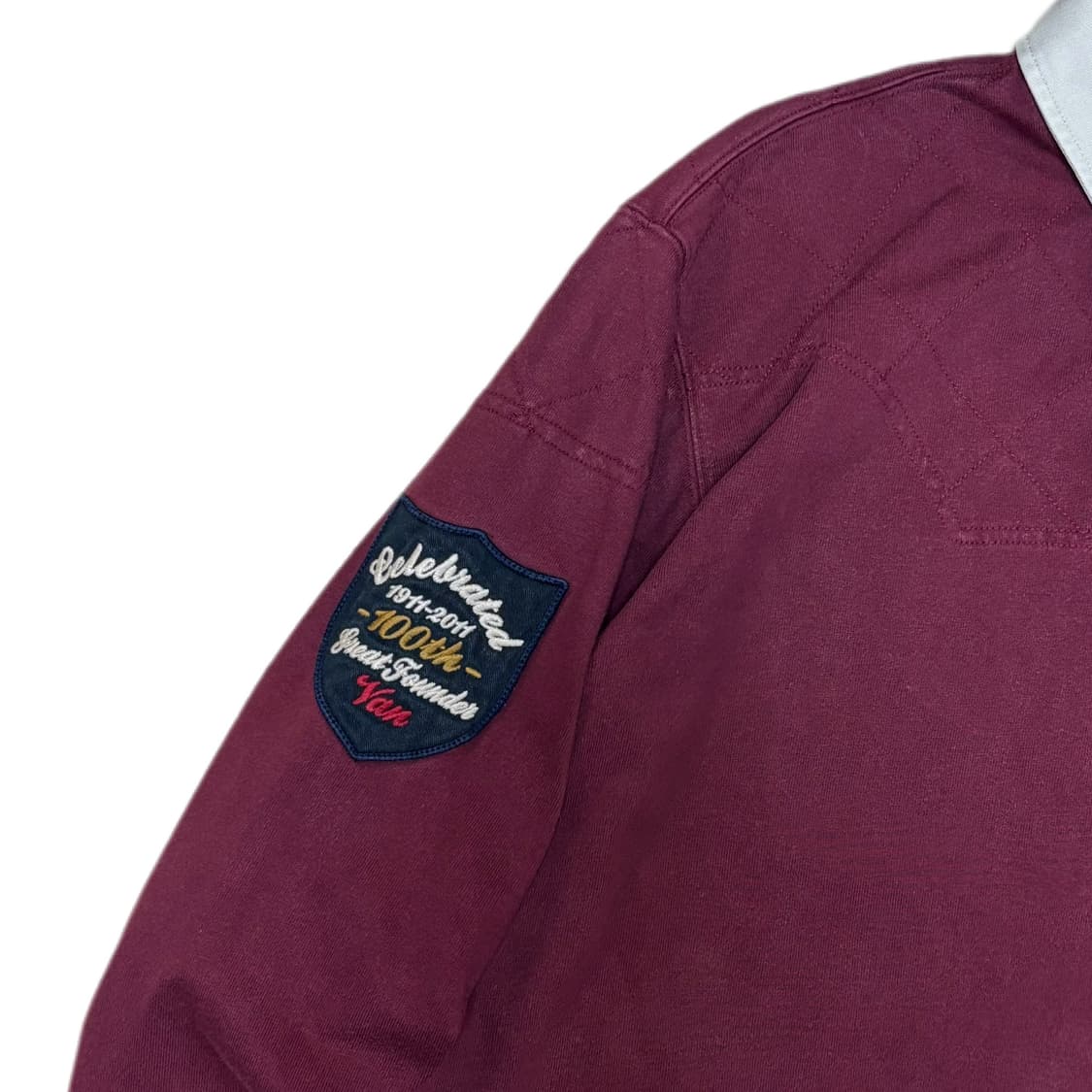 Van Jac rugby shirt Burgundy  상품이미지3