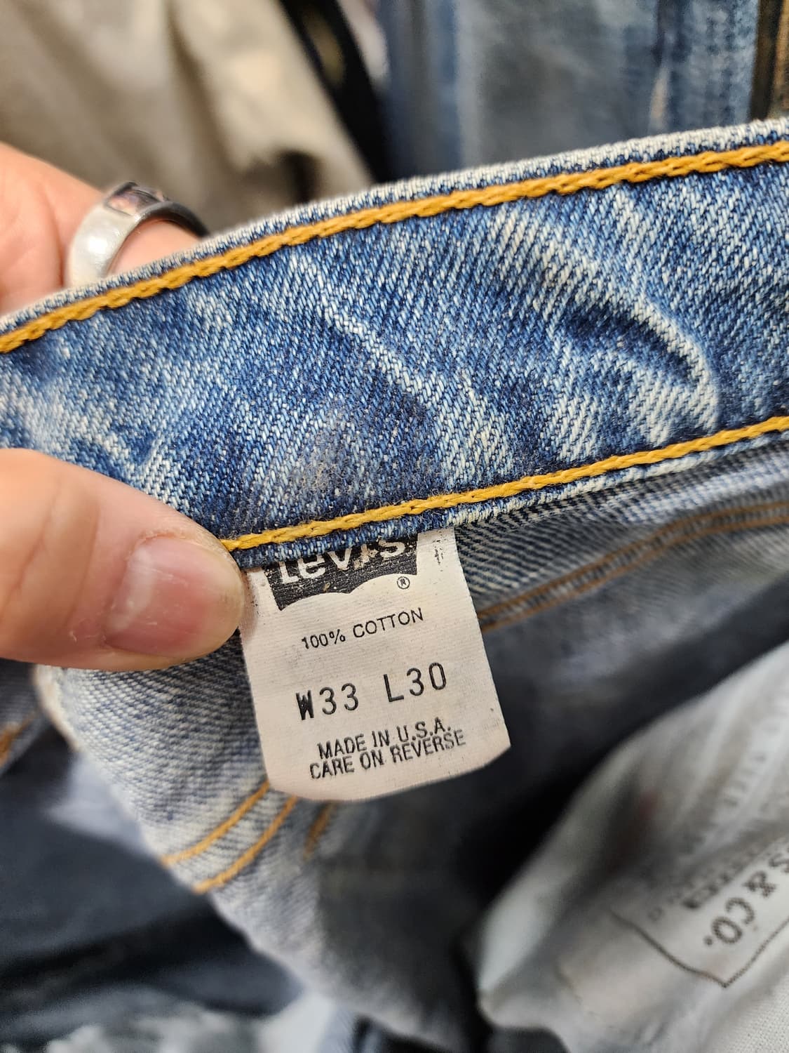 리바이스 90s USA 와이드 청바지 상품이미지8