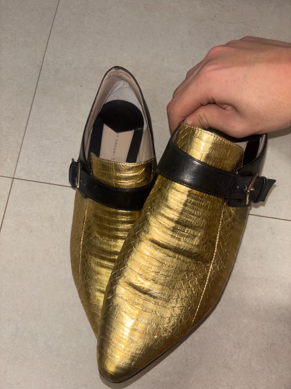 derek lam 금색구두 상품이미지3