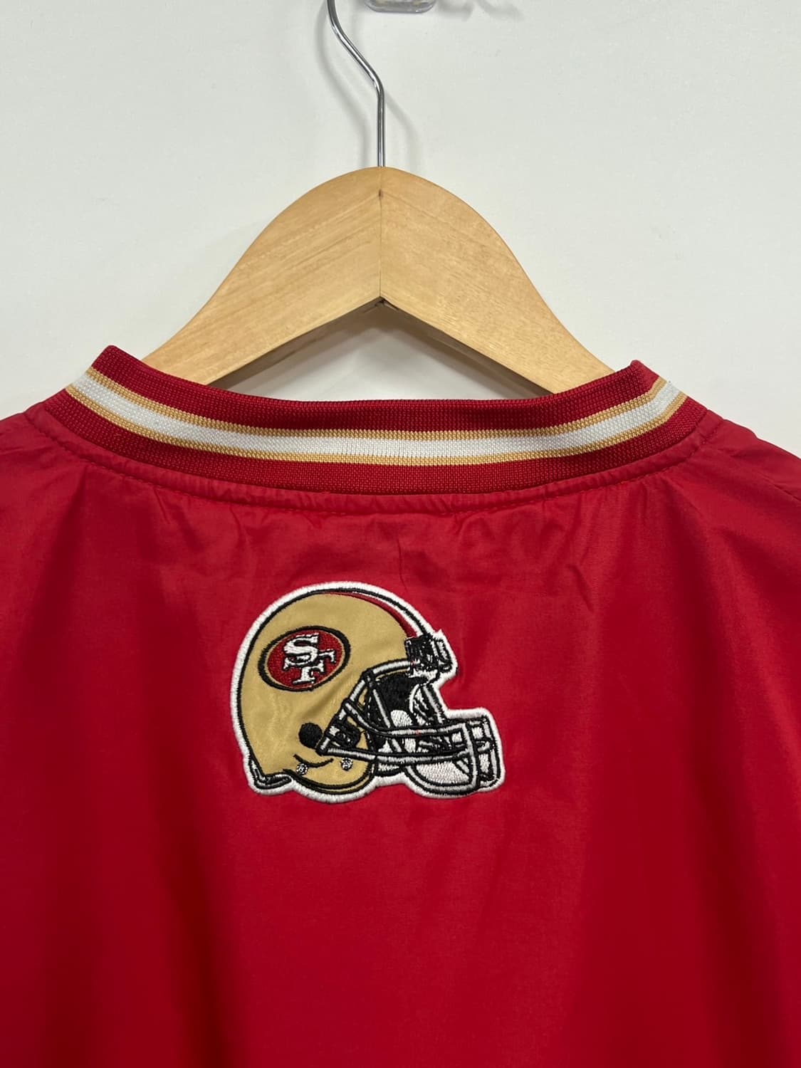 NFL 샌프라시스코 자수 로고 올드스쿨 우븐 웜업 상품이미지8