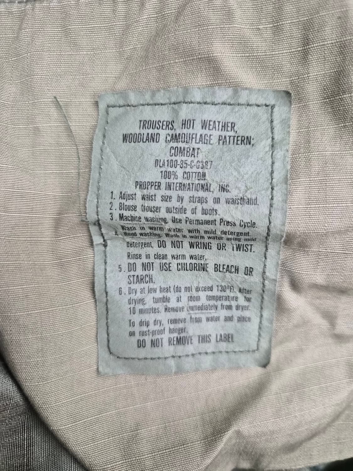 M-R) 미군 BDU 우드랜드 카고팬츠 팝니다 상품이미지3