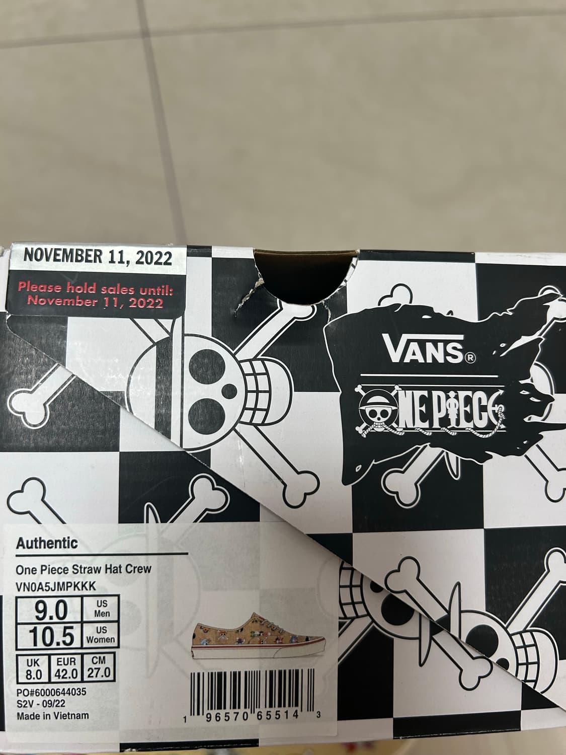 (270) 반스x원피스 어센틱  상품이미지9