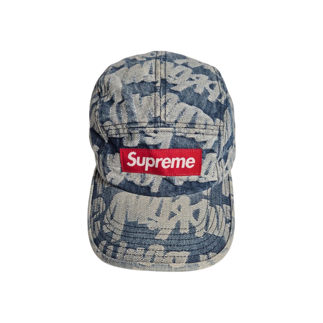 Supreme) 22SS 슈프림 팻 팁 자카드 데님 캡프캡 상품이미지1