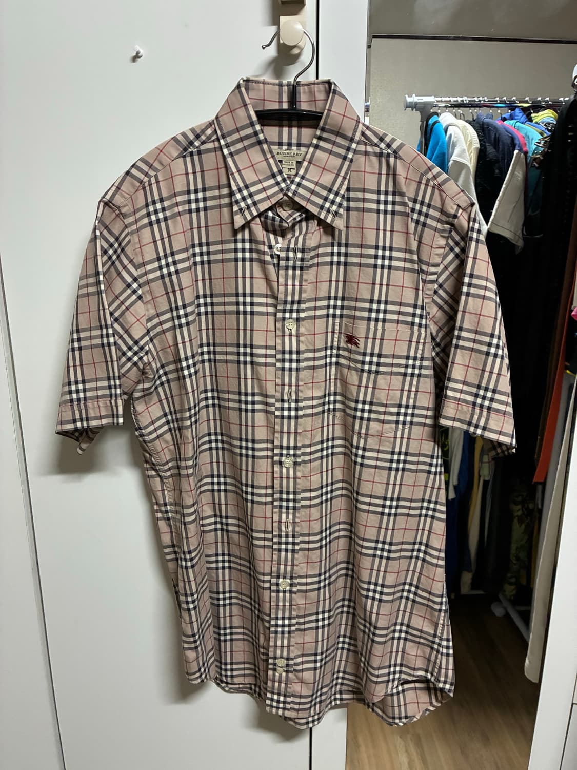 [정품] 버버리 반팔 셔츠 M/95 상품이미지1