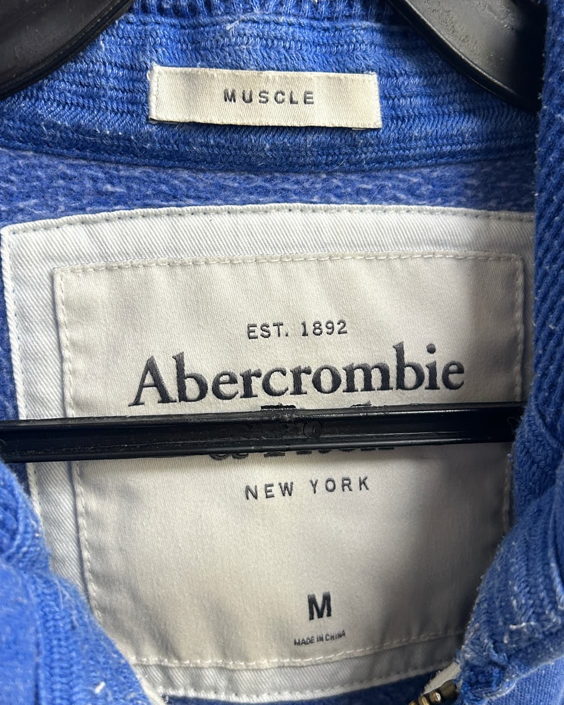 아베크롬비 FITCH 로고 후드집업 상품이미지3