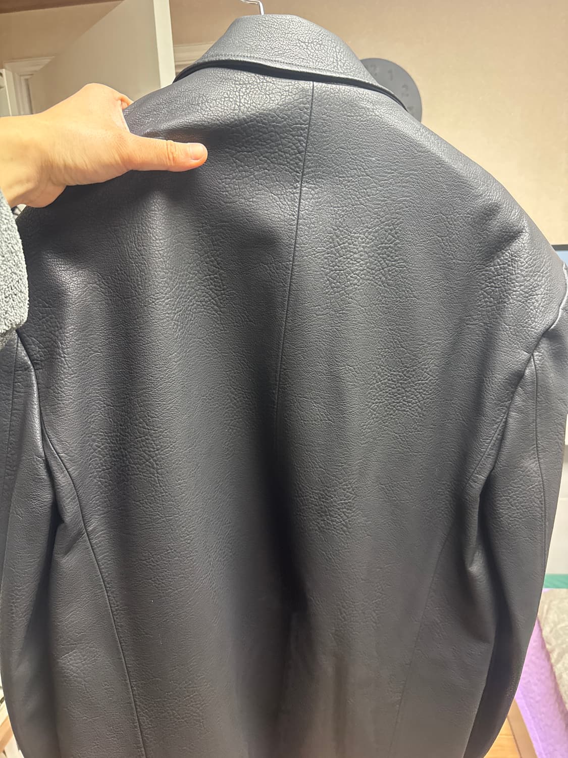 노이스 차은우 텍사스 레더자켓 상품이미지4