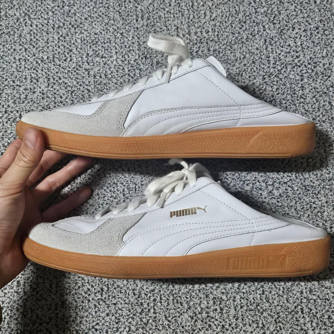 [280] 푸마 Puma 아미트레이너 뮬 화이트 상품이미지2