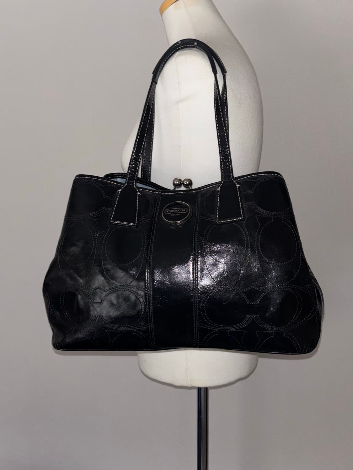Coach vintage black shoulder bag 상품이미지1