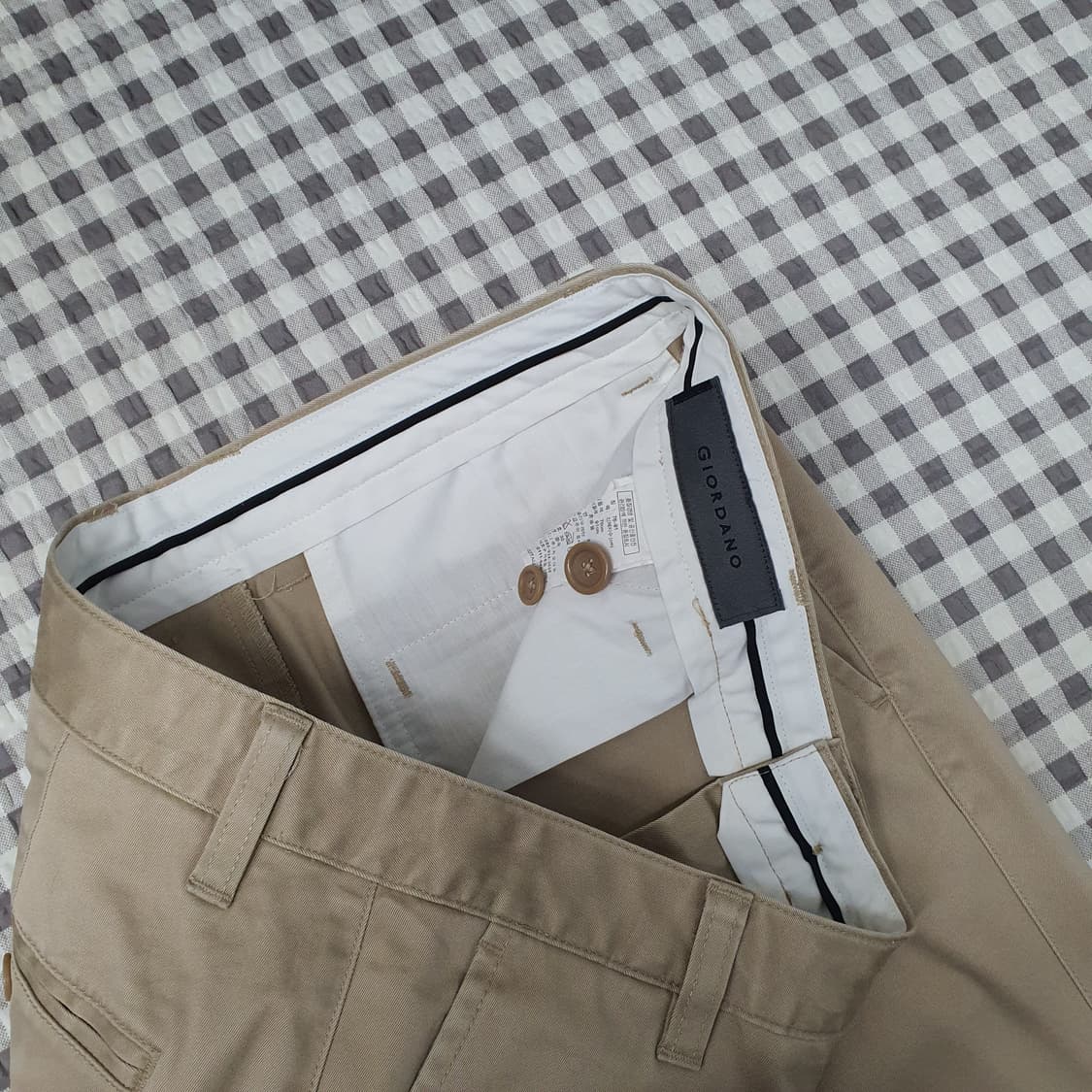 지오다노 스판 면바지 남자30 상품이미지2