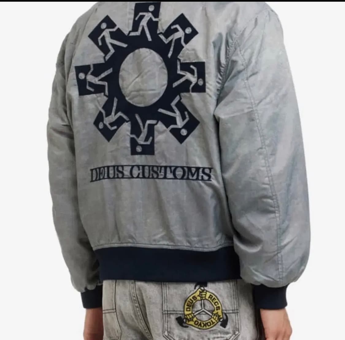 데우스 가든 봄버 자켓 빈티지그레이 L 상품이미지1