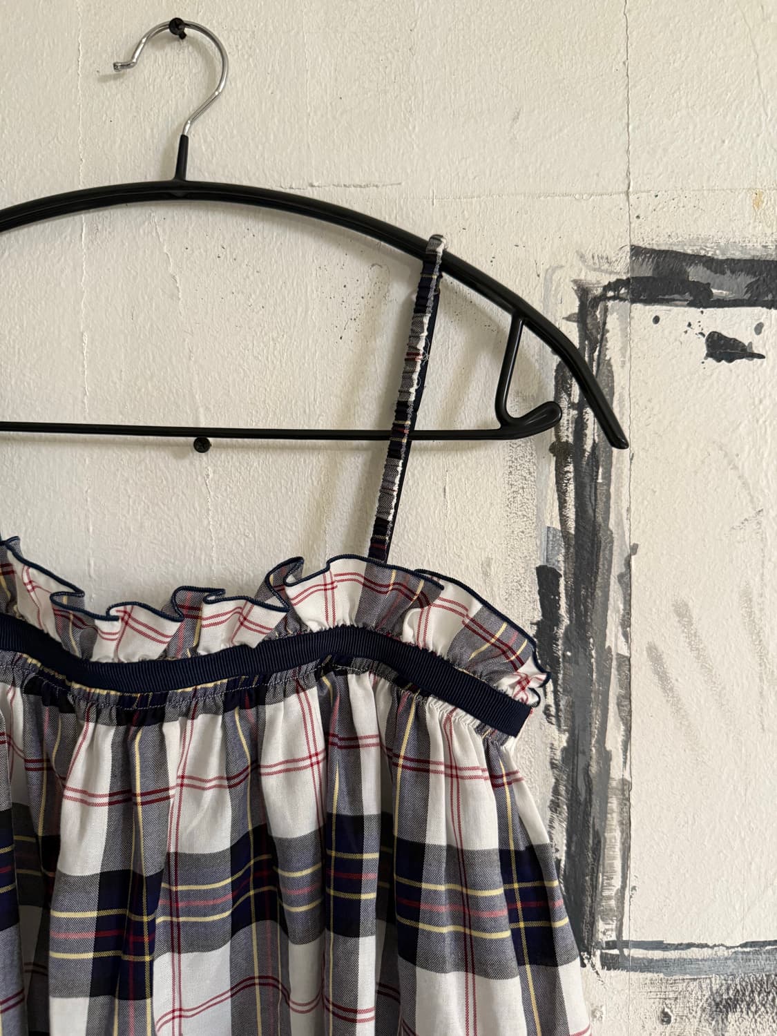 Roseanna check frill bustier top 상품이미지2