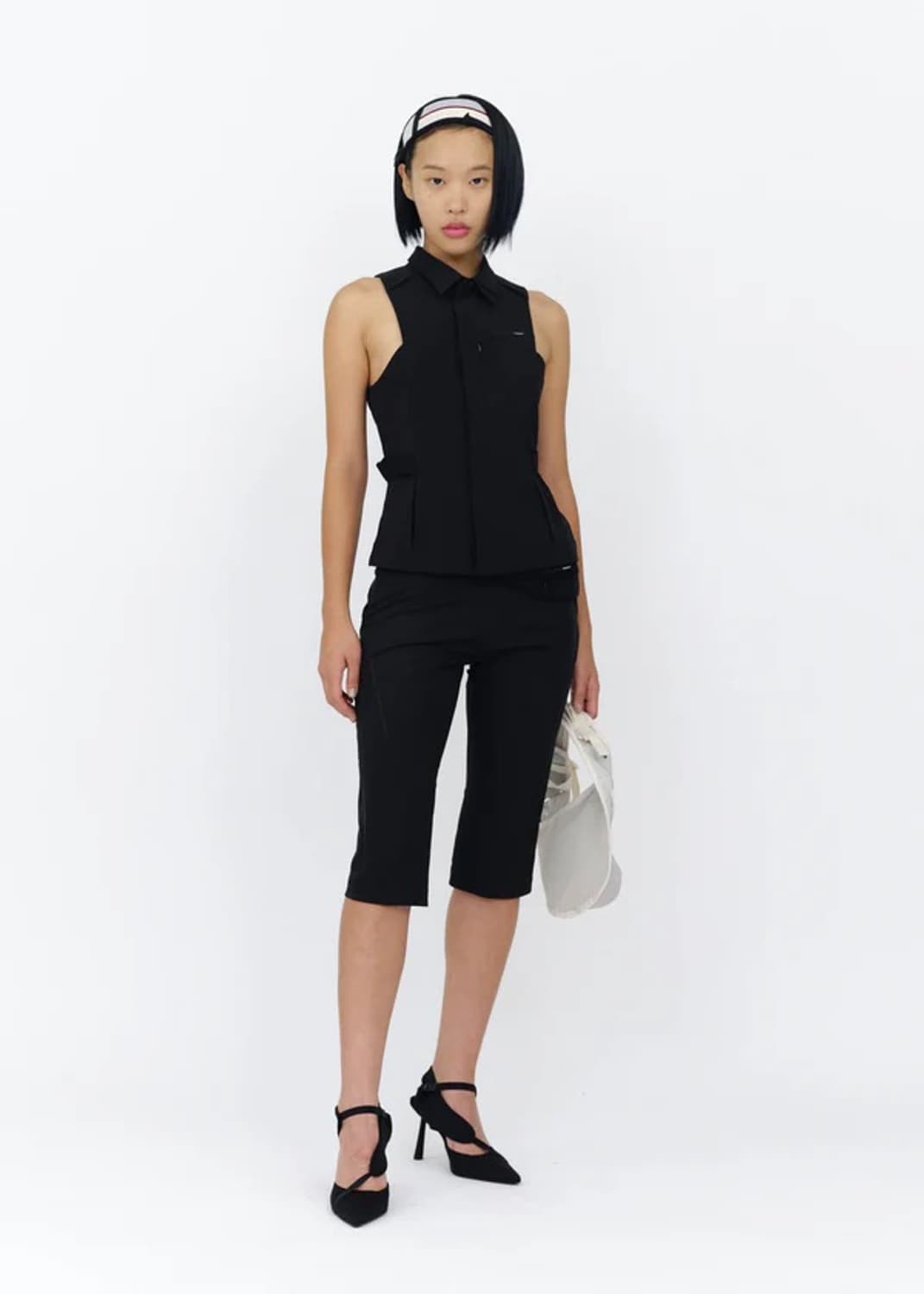 혜인서 Collared Sleeveless Shirt 상품이미지1