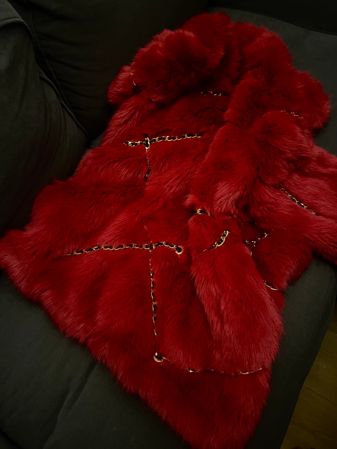 H&MOSCHINO 핑크 퍼자켓 상품이미지3