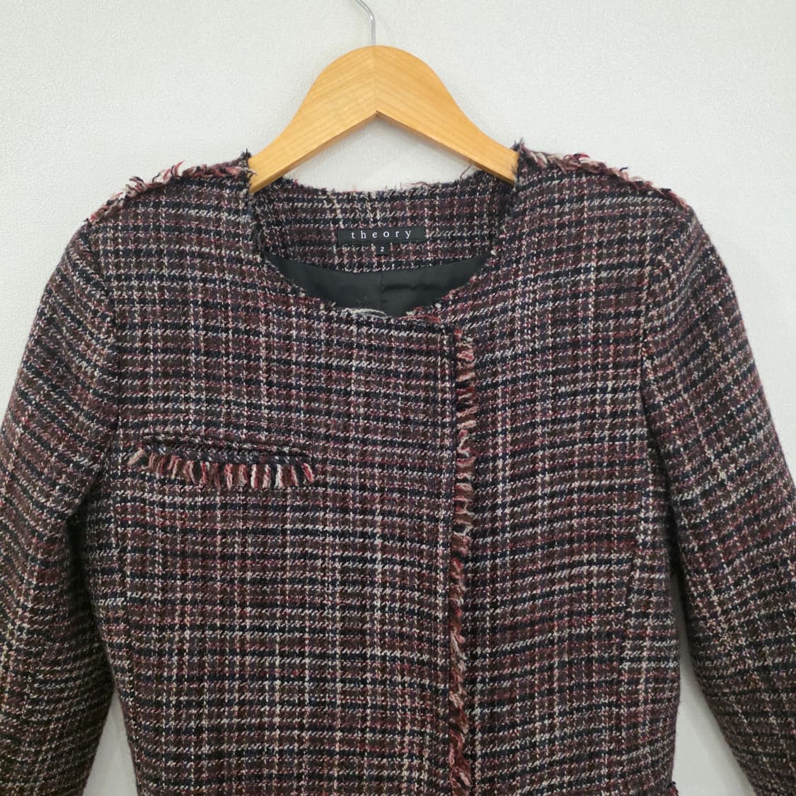 띠어리 트위드 자켓 2사이즈 상품이미지3