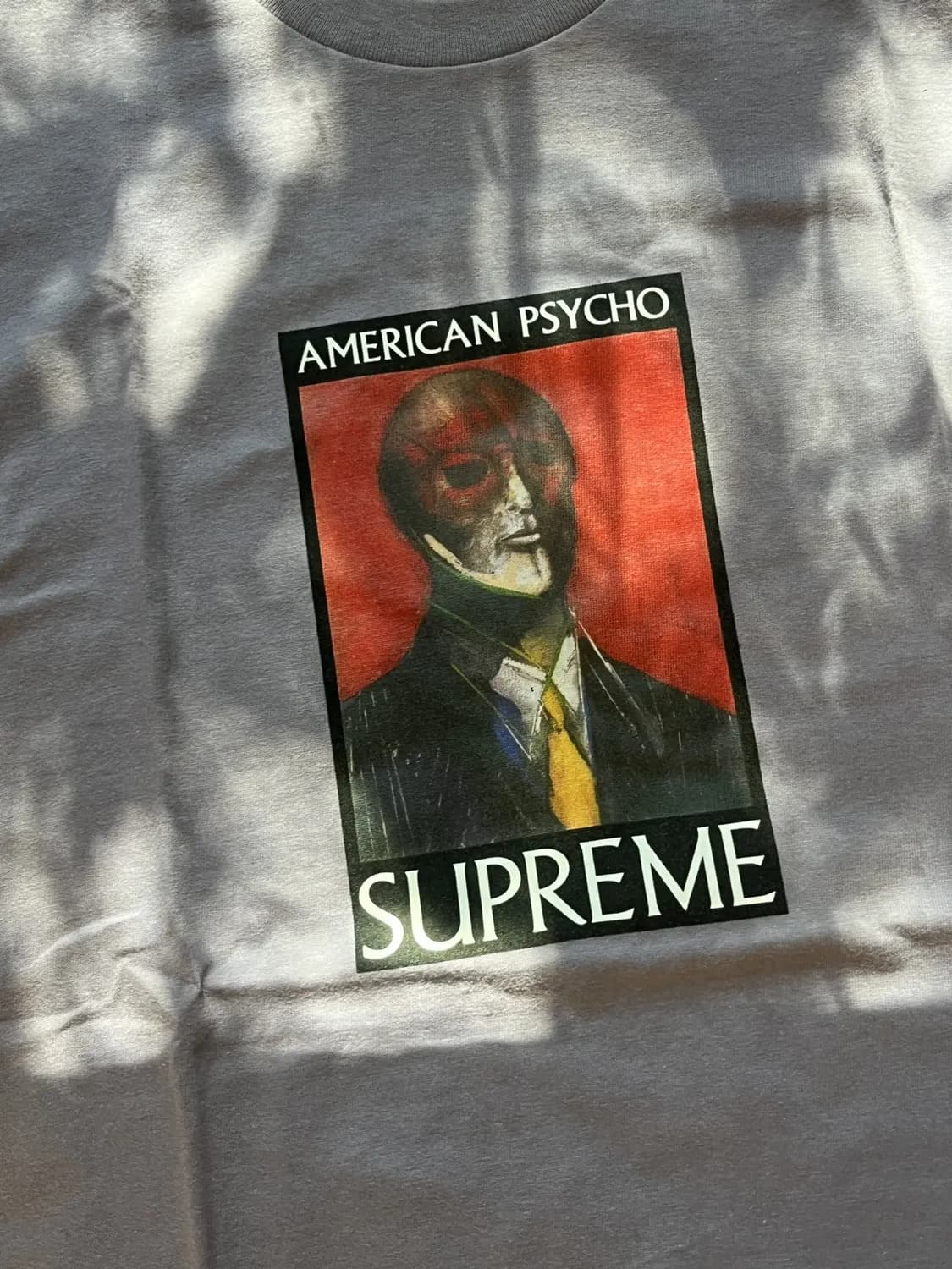 23FW 슈프림 아메리칸 사이코 반팔 티셔츠 퍼플 상품이미지3