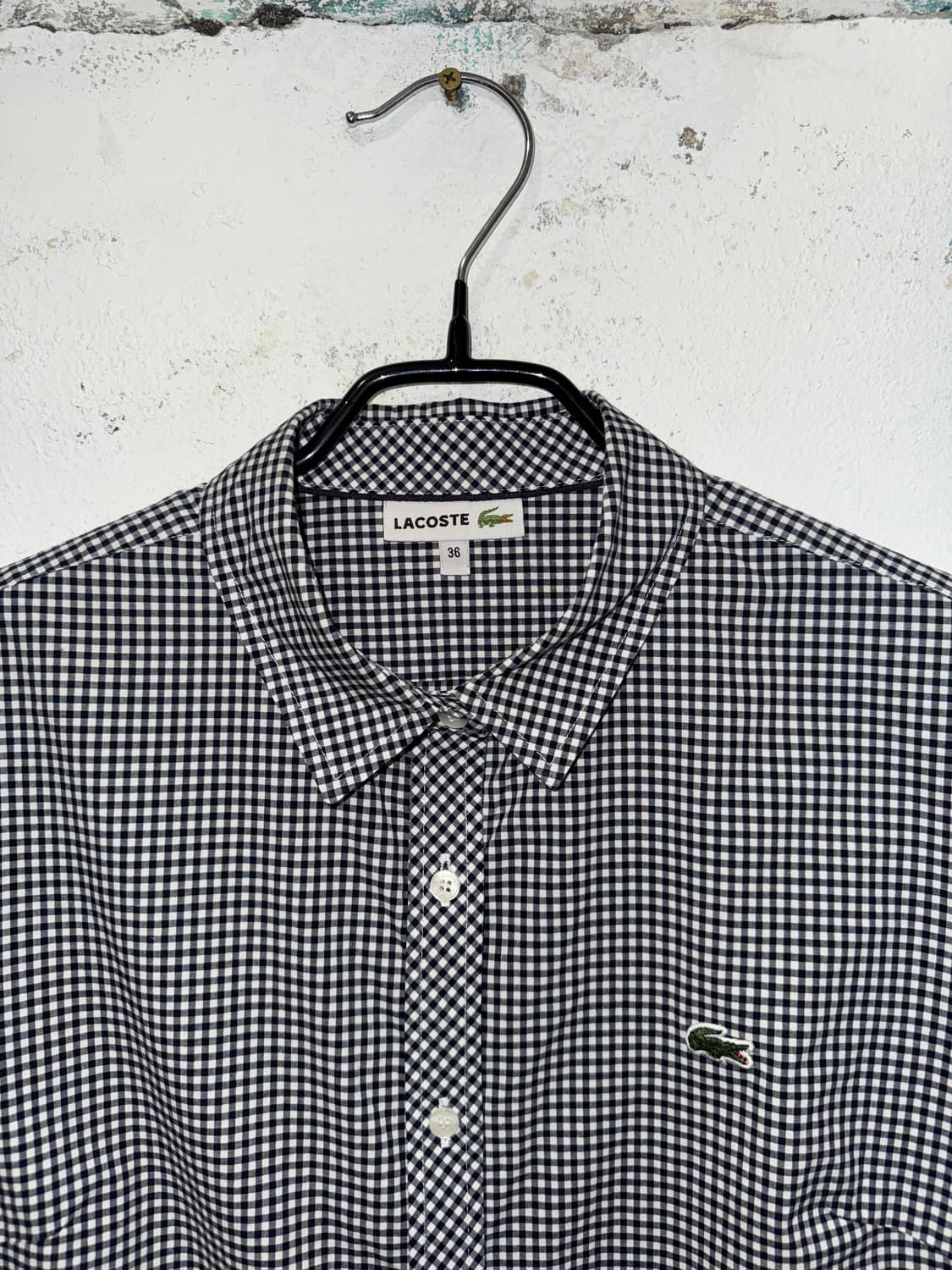 Lacoste check shirt(36) 상품이미지2