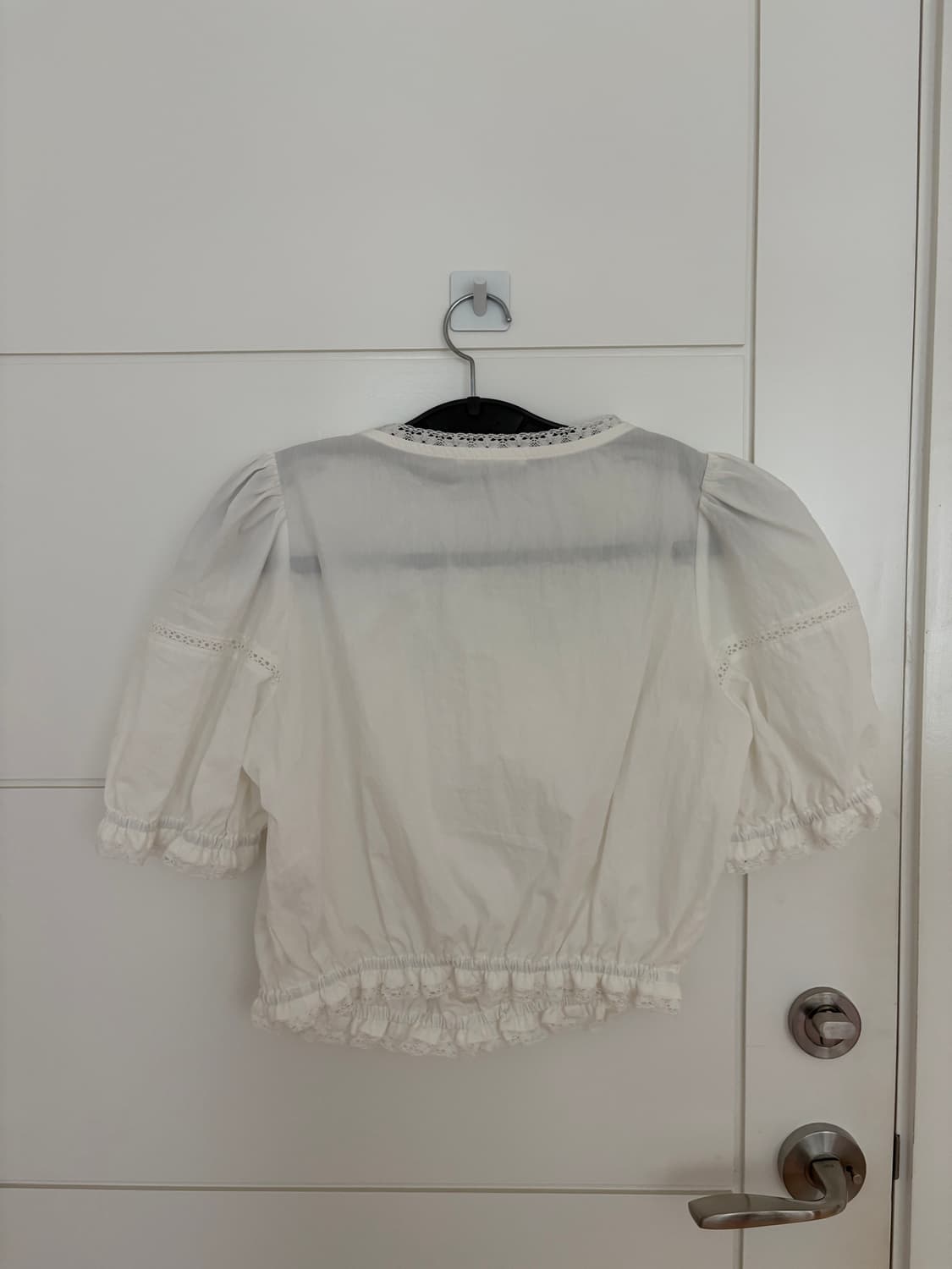 위드아웃썸머 Blanc puff blouse_ivory 상품이미지2