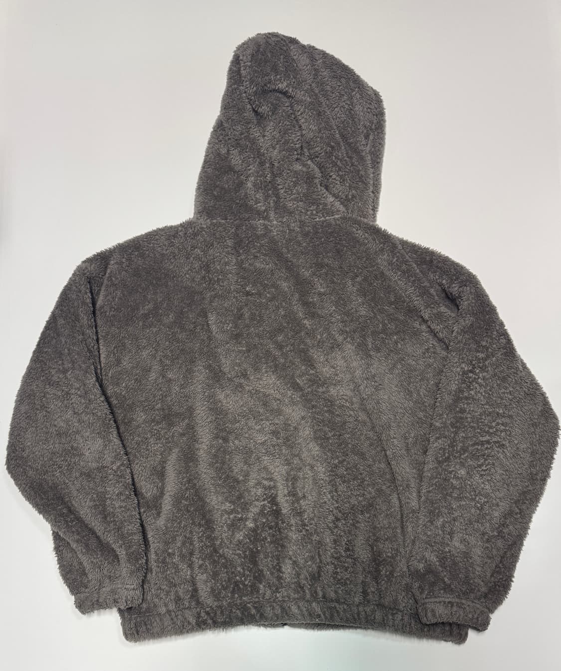 여성 나이키 커스텀 코코아 쉐르파 뽀글이 후드집업 오버핏 상품이미지2