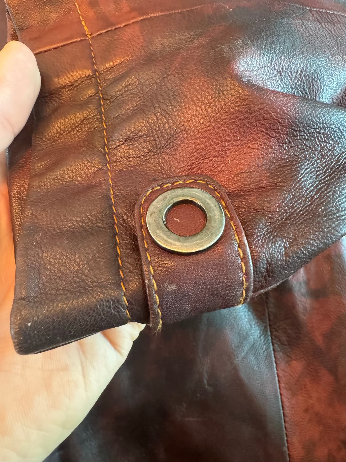 BOSS  램스킨  레더 자켓 상품이미지4