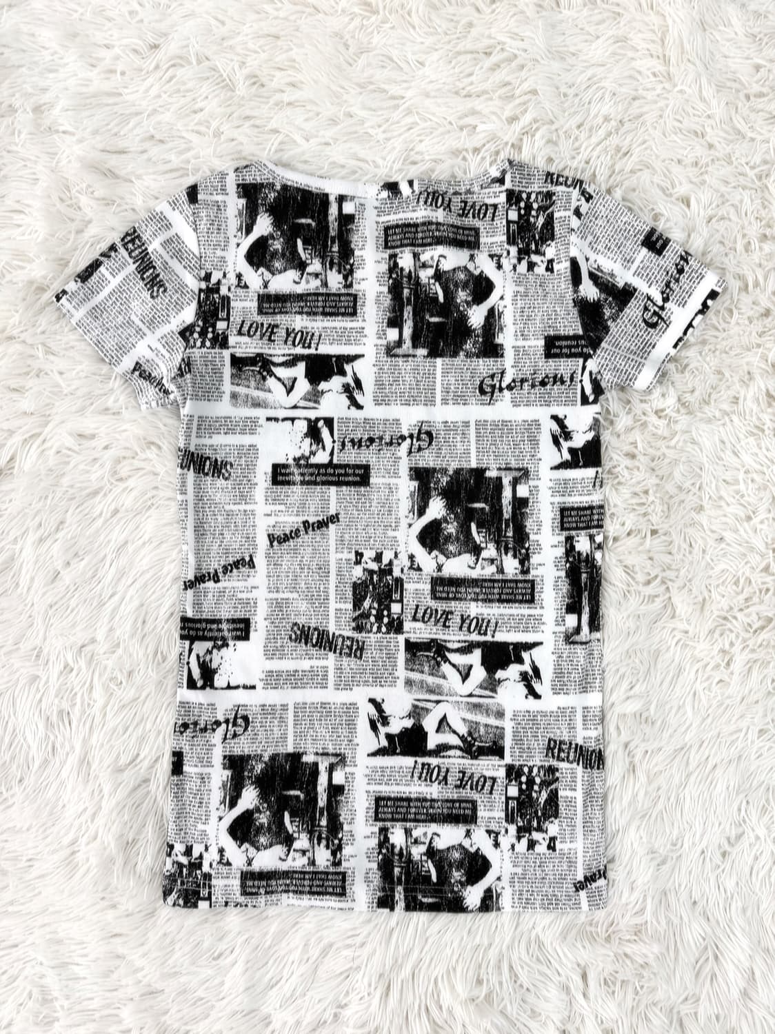 큐빅뉴스페이퍼프린트탑 상품이미지2