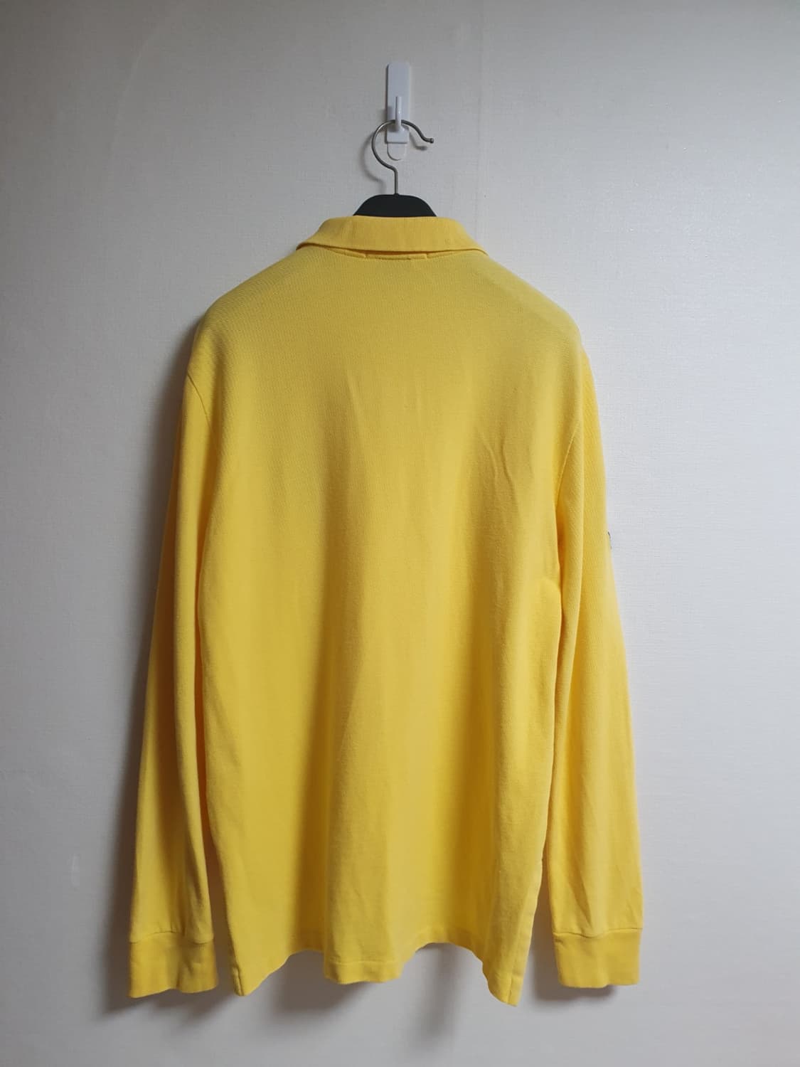 폴로랄프로렌 빅포니 긴팔 카라티 파스텔 옐로우 네이비 포니 M 상품이미지6