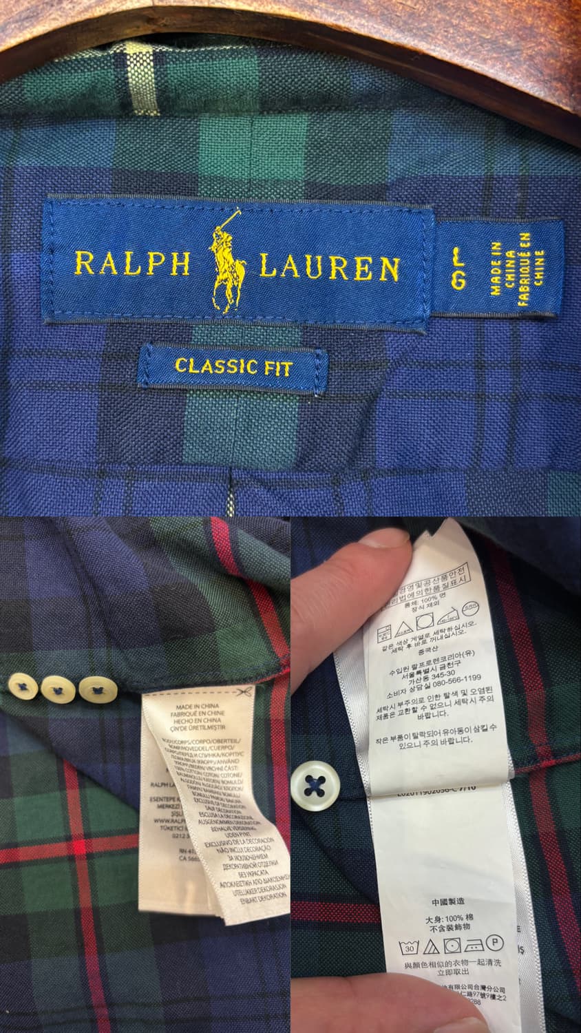 폴로 랄프로렌 체크 셔츠 상품이미지10