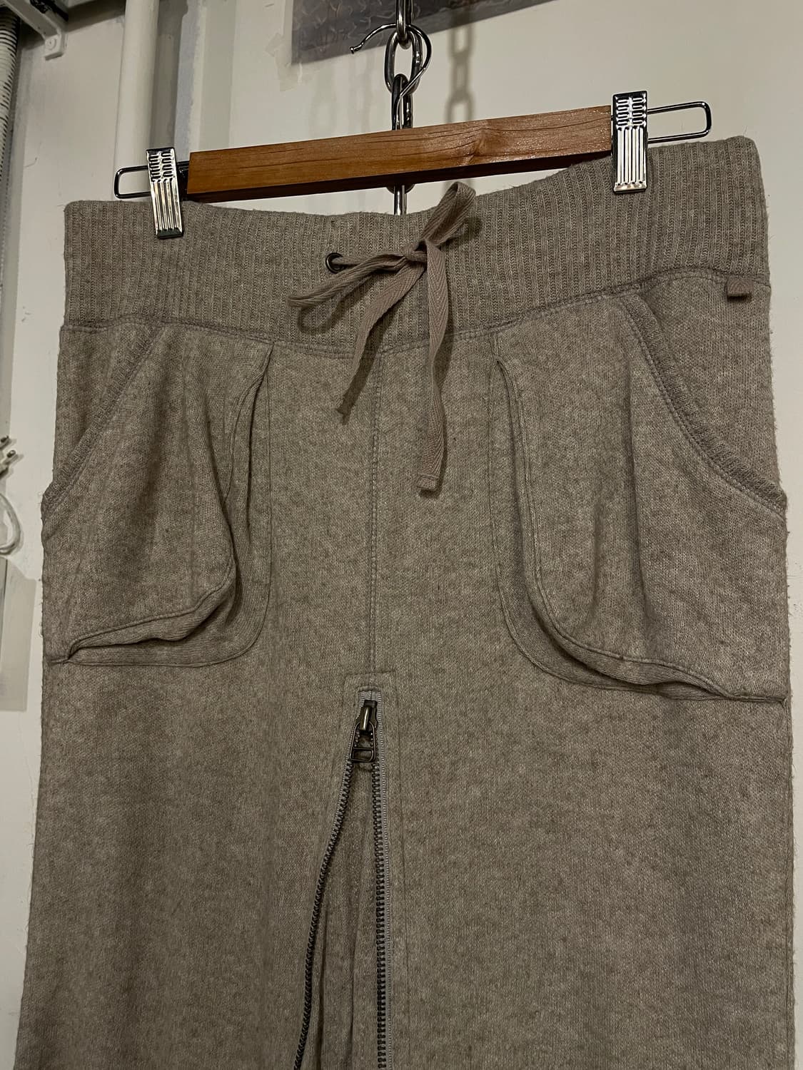 g.o.a 고아 입체포켓 오트밀 지퍼스커트 갸루 y2k 상품이미지4