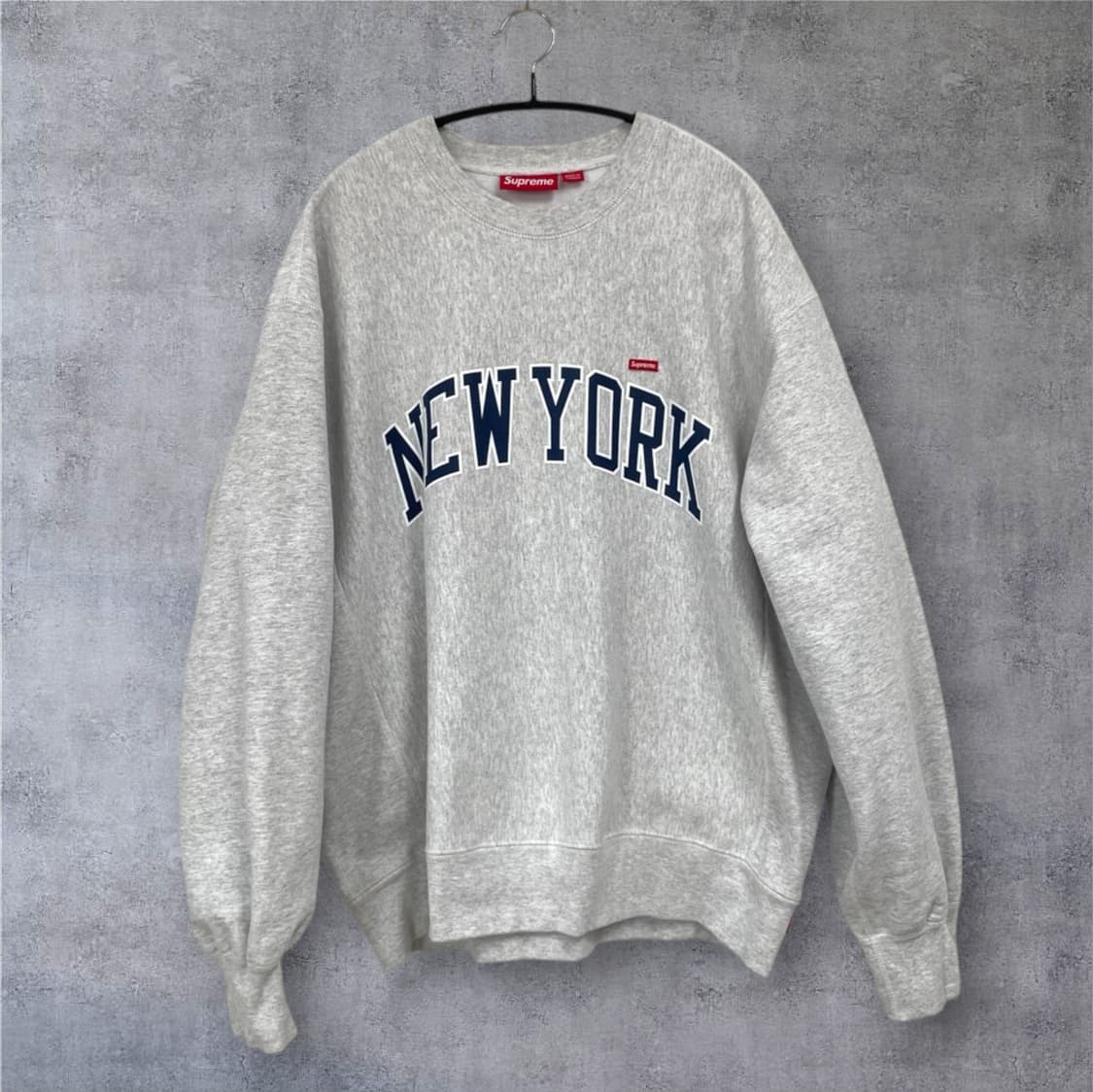 슈프림 Supreme 애쉬그레이 뉴욕 샵 스몰 박스 크루넥 맨투맨 L 상품이미지10