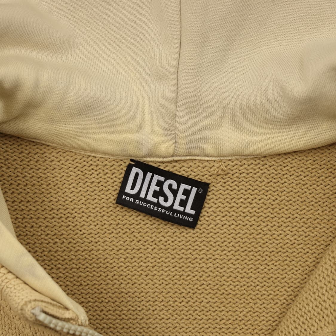 디젤 베이지 스웨터 니트 집업 L B19 상품이미지3