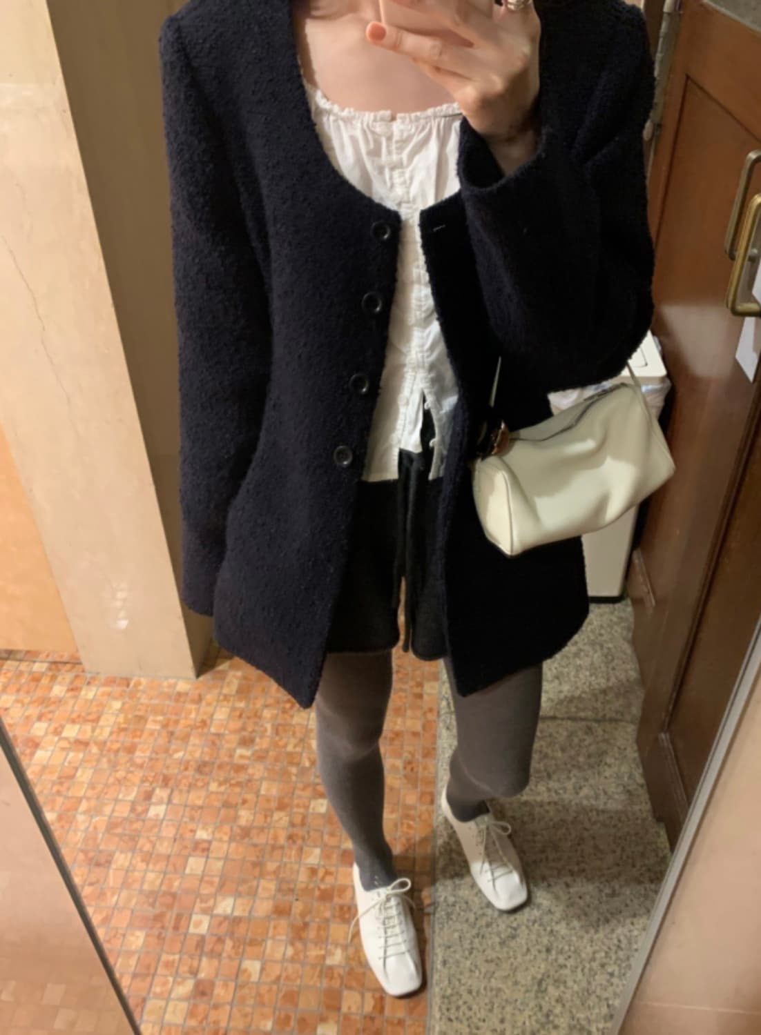 레이지샵 Tap boucle jk 부클 트위드 자켓 상품이미지6