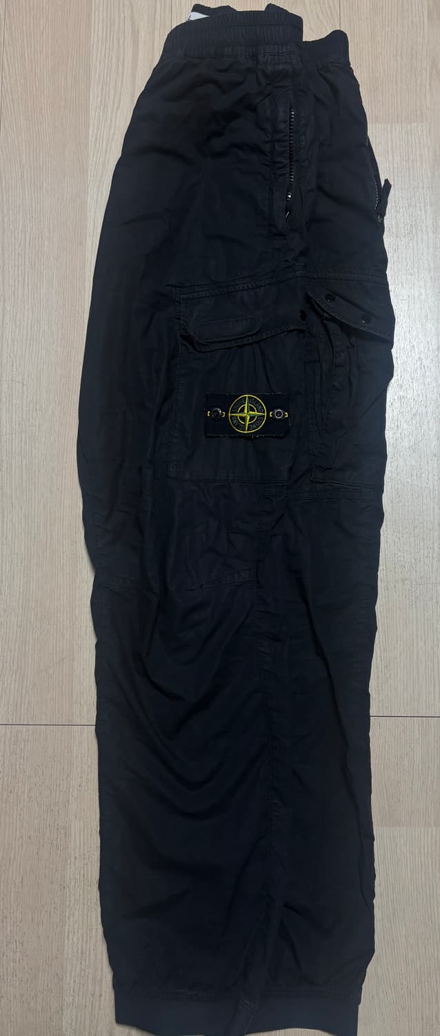 스톤아일랜드 re-t 카고 조거 바지 블랙 33사이즈 상품이미지2