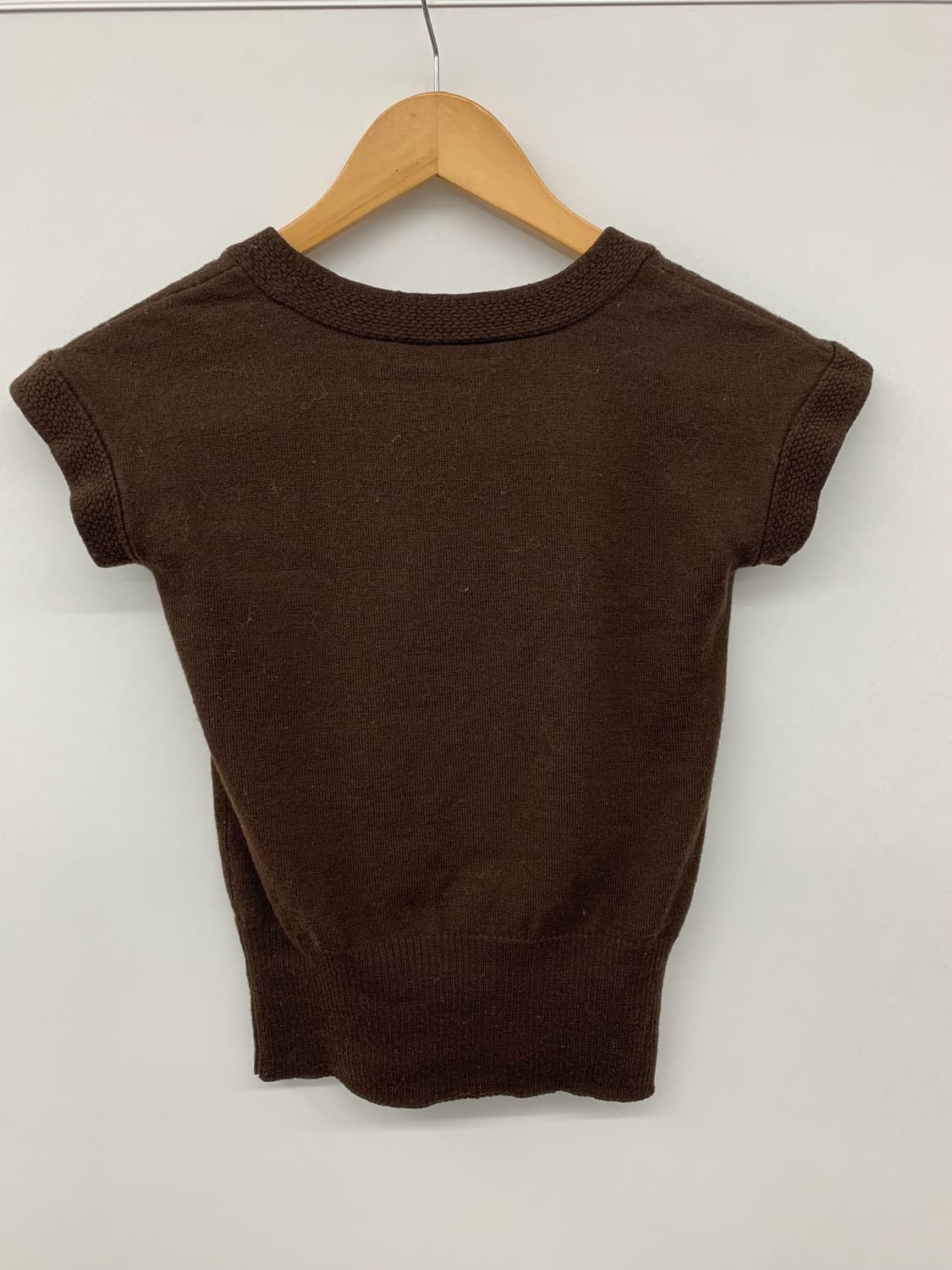 DKNY 울100 크롭 니트 상품이미지6