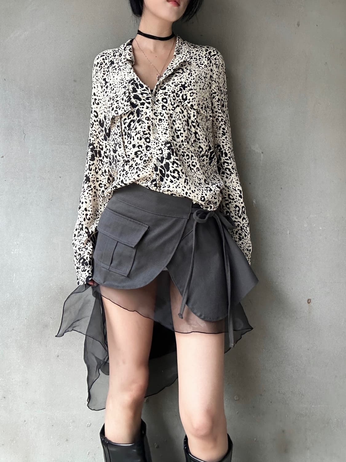 Leopard chic blouse 상품이미지2