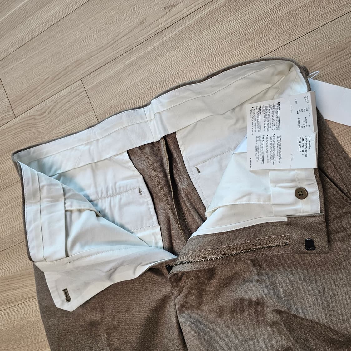 82 새제품 유니클로 U 르메르 울블렌드 저지팬츠 브라운 42 33 32 상품이미지5