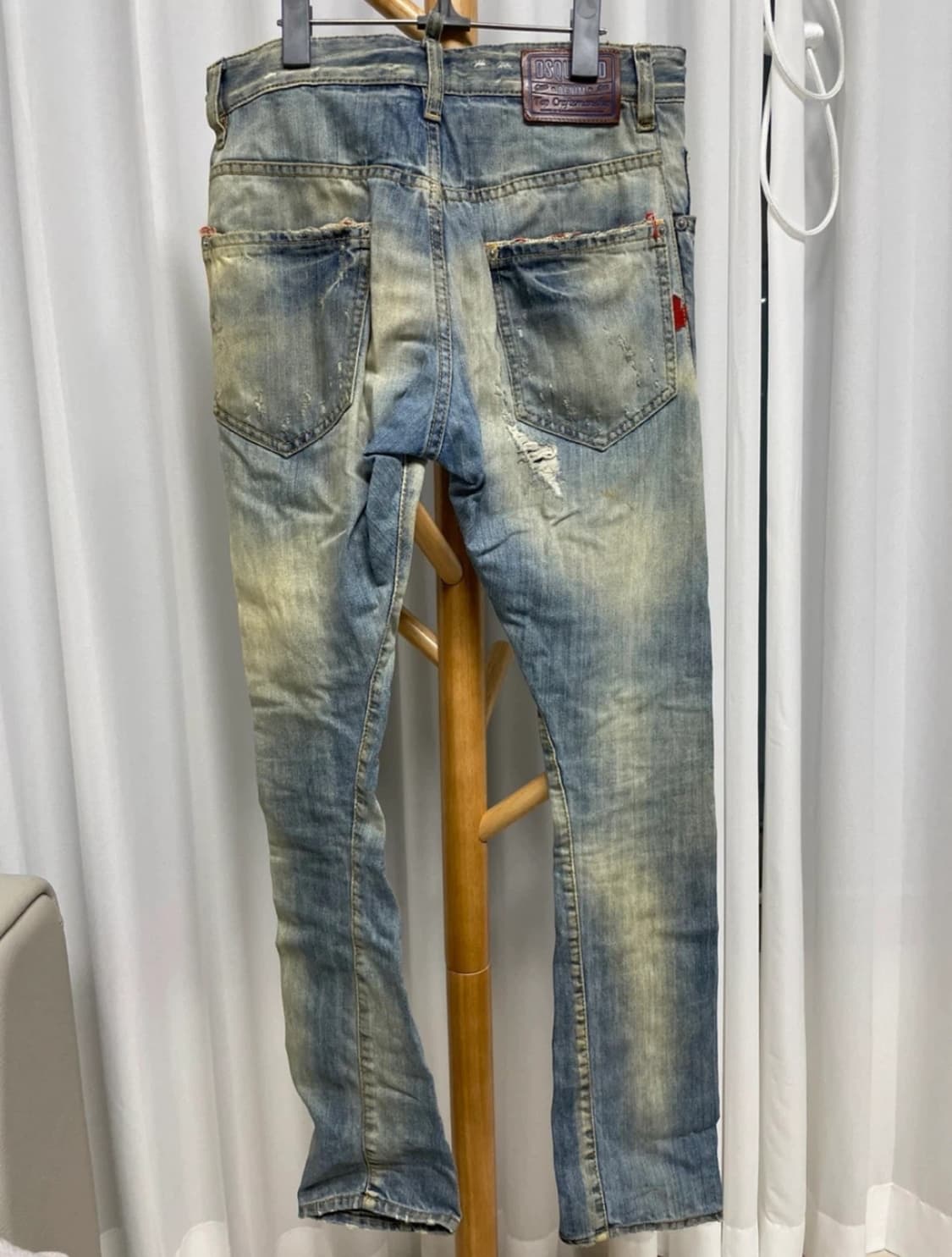 디스퀘어드2 데미지 오일 워싱 청바지 상품이미지2