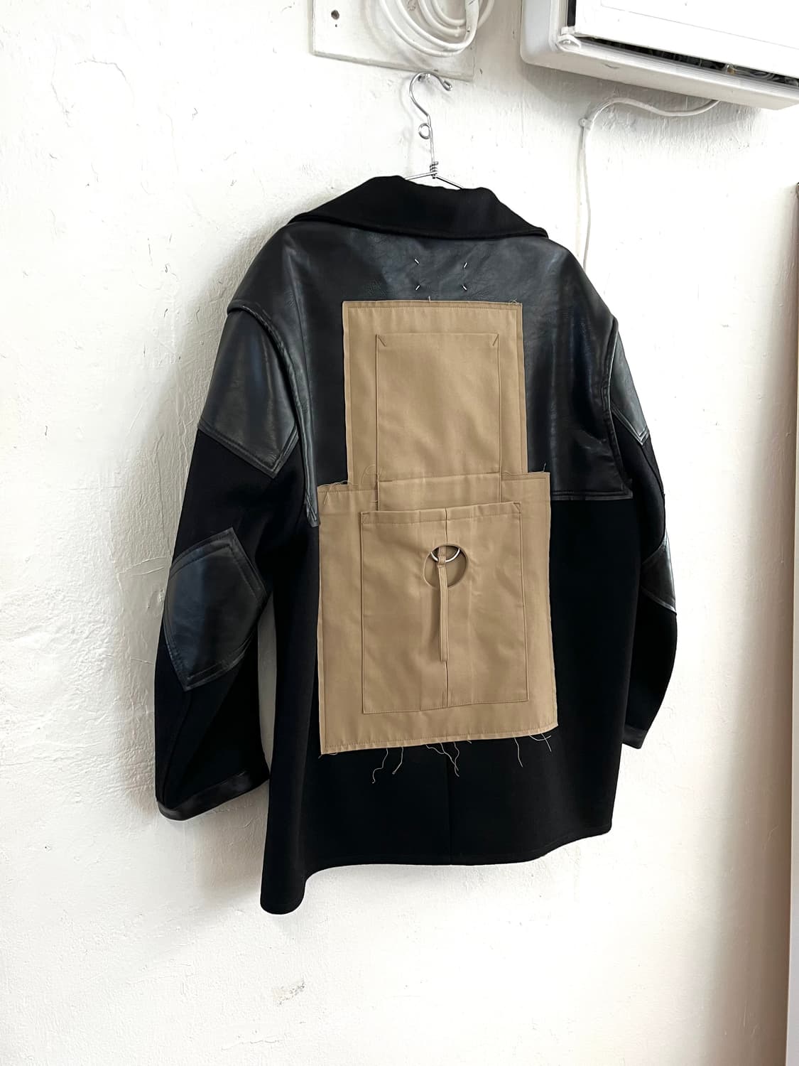 메종 마르지엘라 2021 FW 울 레더 패치워크 아티저널 자켓 상품이미지9