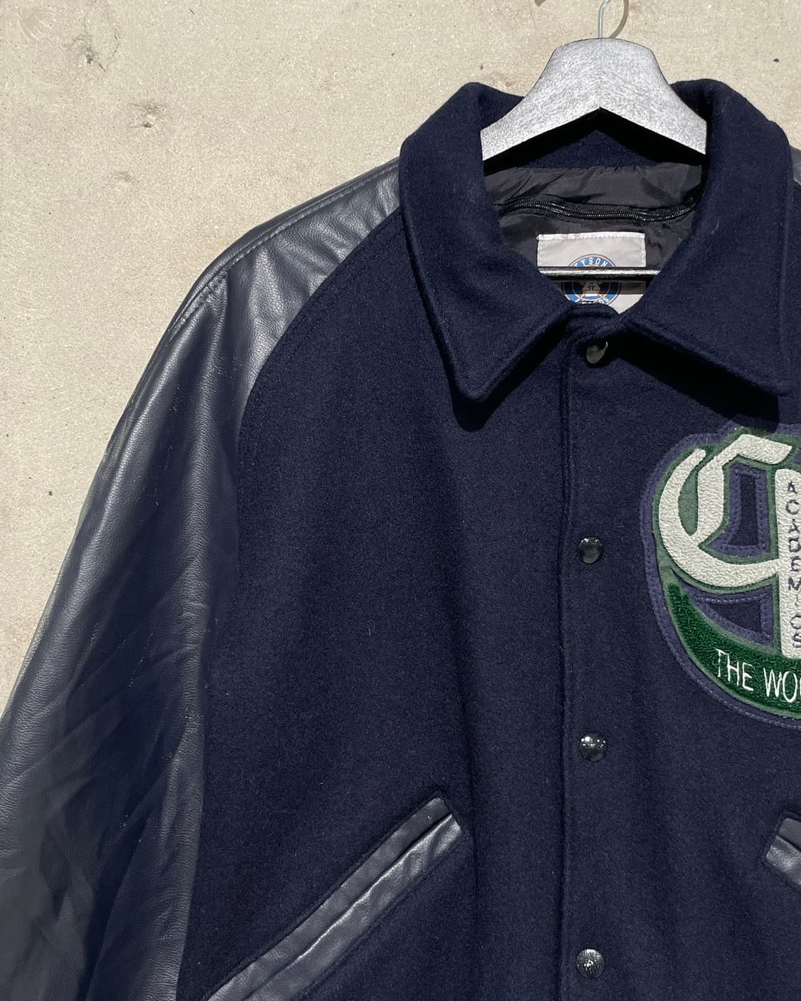 usa 빈티지 더 우드랜드 바시티 자켓 상품이미지2