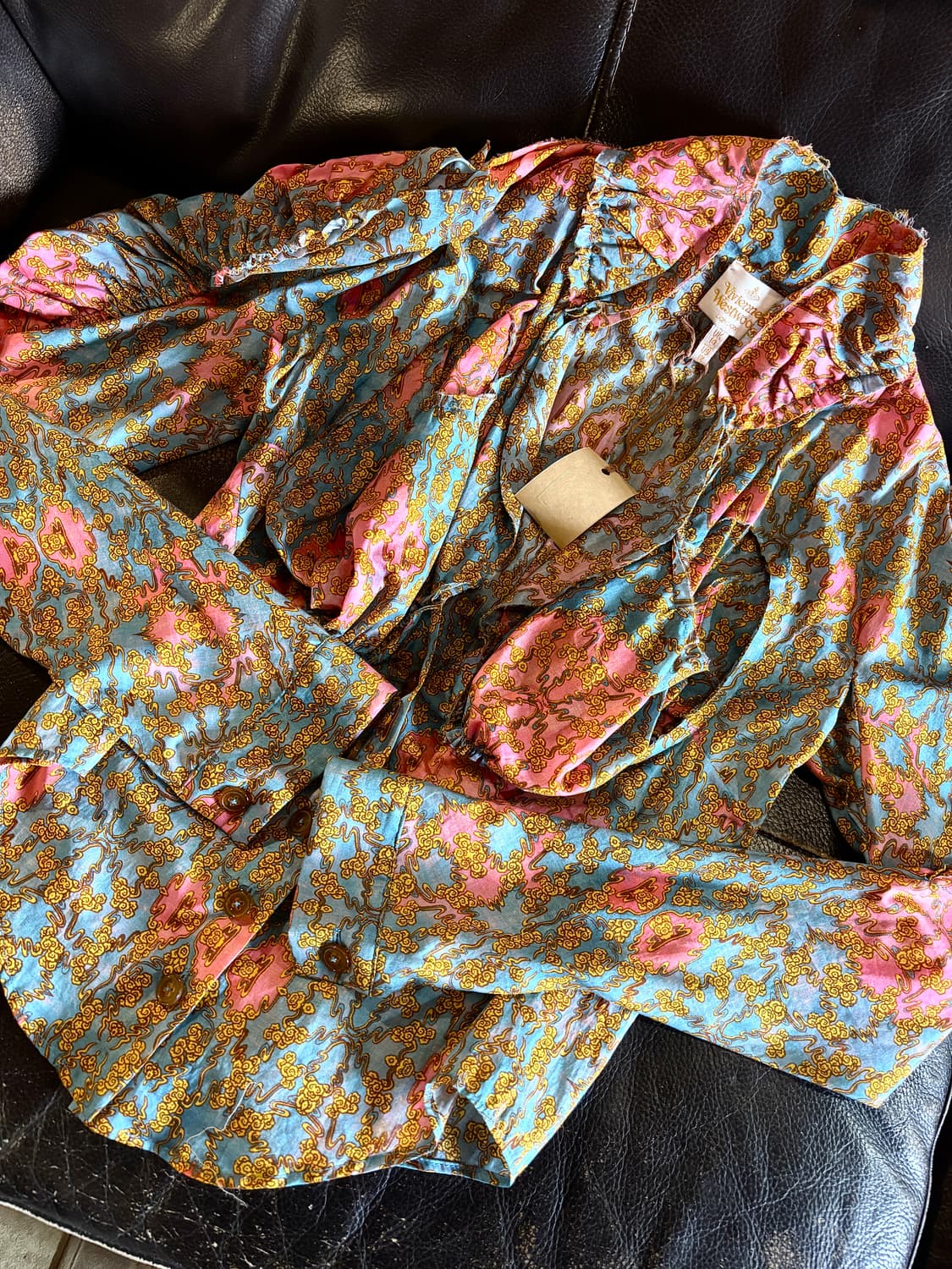 Vivienne Westwood pattern blouse 상품이미지3